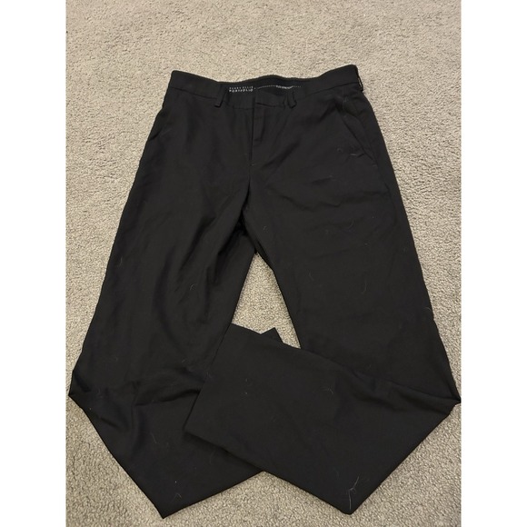 Perry Ellis Other - Perry Ellis Portfolio Dress Pants Men's 30x30 Black Flat Front Polyester